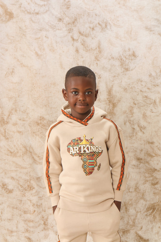 Kids Artk1ngs Hoodie– Sand Edition