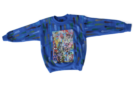 Splash Panel Crewneck Adults