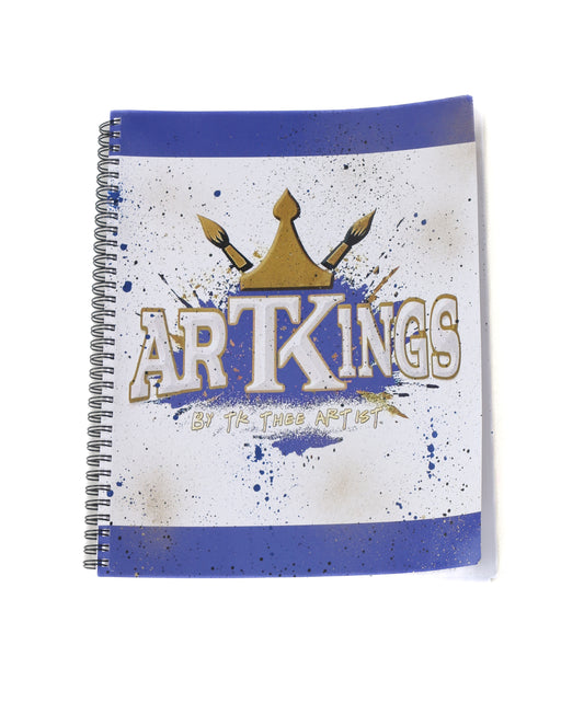 Art Kings Paint-Splatter Spiral Sketchbook