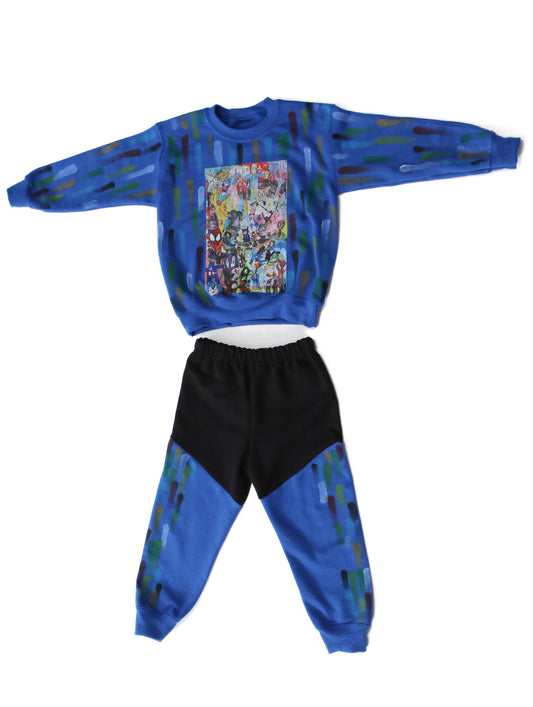 Splash Panel Kids Sweatsuit
