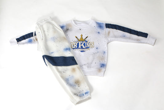 Art K1NGS Kids Signature Paint Splash Sweatsuit